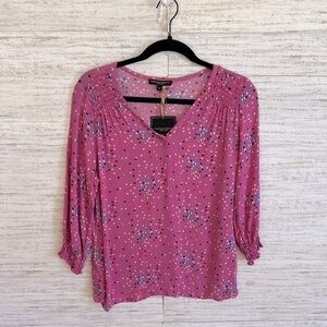 Christian Siriano Pink Heart Blouse | SIZE XS